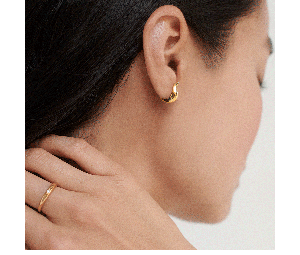 How to style bold gold pieces Monica Vinader